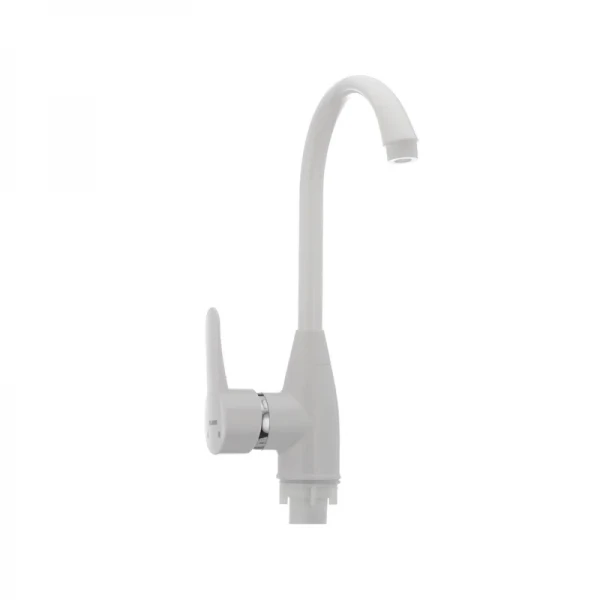 Смеситель для кухни Plamix Mario-011(W) белый (без подводки) (PM0014)