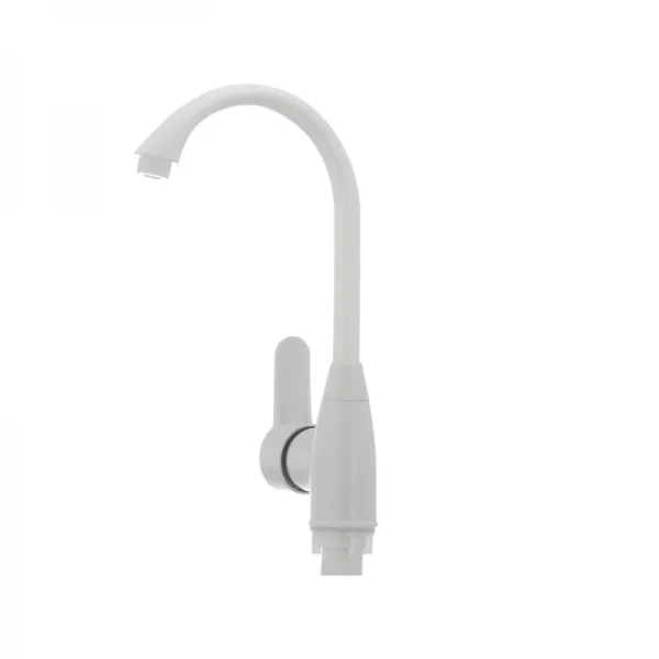 Смеситель для кухни Plamix Mario-011(W) белый (без подводки) (PM0014)