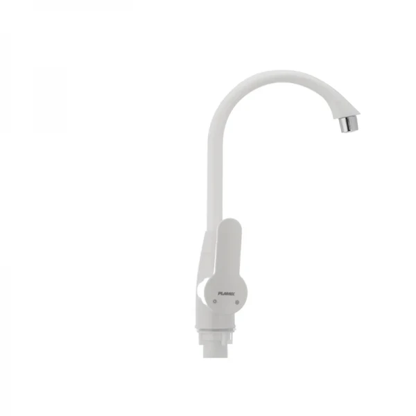 Смеситель для кухни Plamix Mario-011 белый (без подводки) (PM0015)