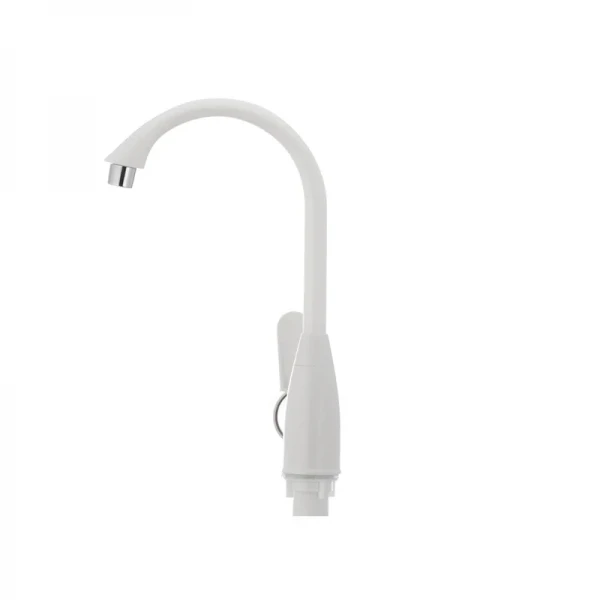 Смеситель для кухни Plamix Mario-011 белый (без подводки) (PM0015)