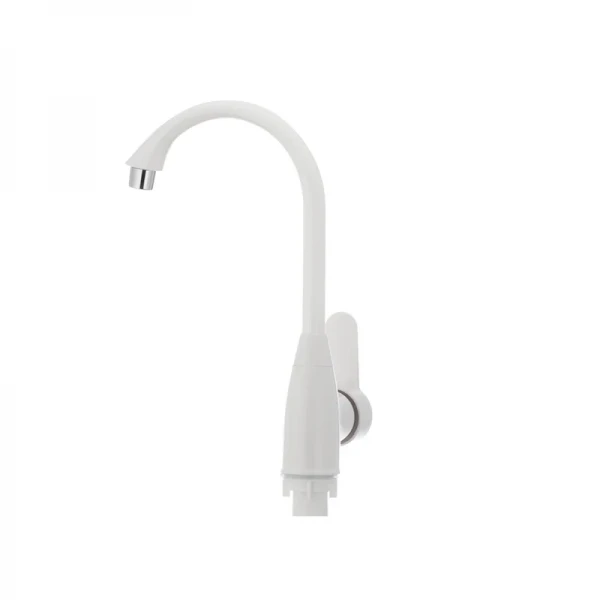 Смеситель для кухни Plamix Mario-011 белый (без подводки) (PM0015)