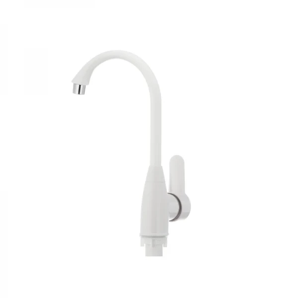 Смеситель для кухни Plamix Mario-011 белый (без подводки) (PM0015)