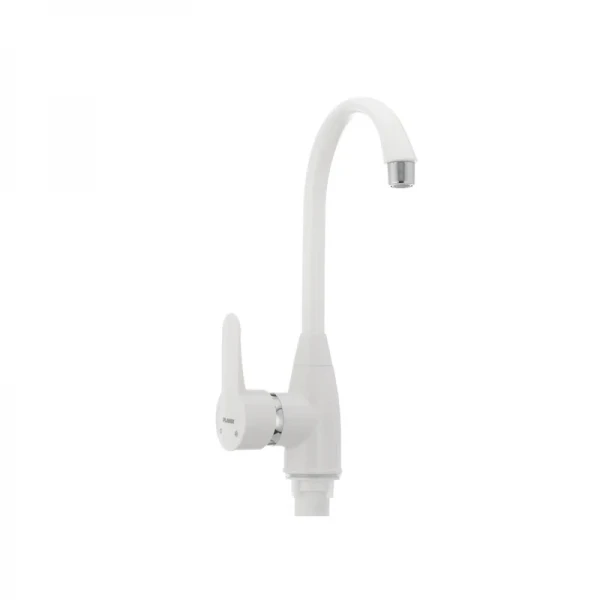Смеситель для кухни Plamix Mario-011 белый (без подводки) (PM0015)