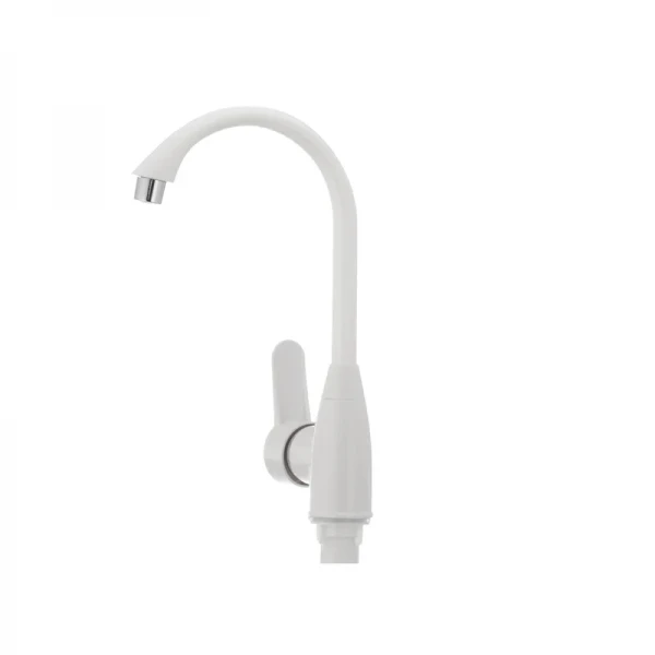 Смеситель для кухни Plamix Mario-011 белый (без подводки) (PM0015)