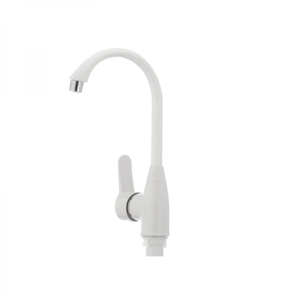 Смеситель для кухни Plamix Mario-011 белый (без подводки) (PM0015)