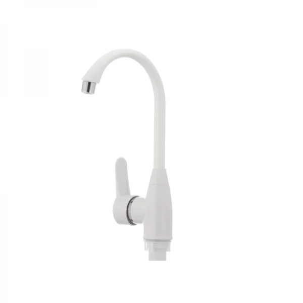 Смеситель для кухни Plamix Mario-011 белый (без подводки) (PM0015)