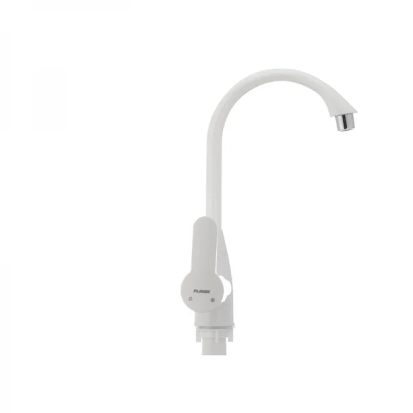 Смеситель для кухни Plamix Mario-011 белый (без подводки) (PM0015)
