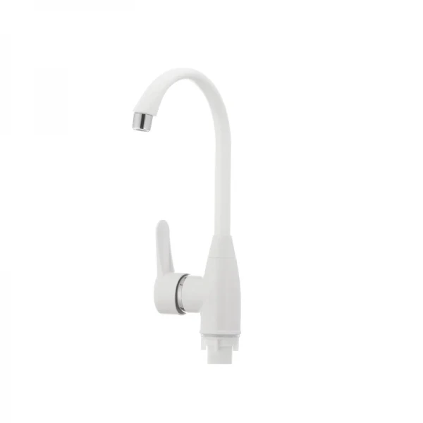 Смеситель для кухни Plamix Mario-011 белый (без подводки) (PM0015)