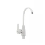 Смеситель для кухни Plamix Mario-011 белый (без подводки) (PM0015)