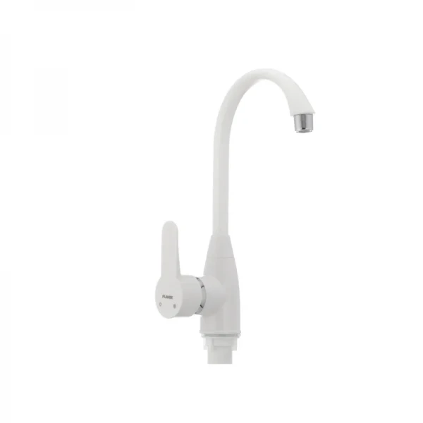 Смеситель для кухни Plamix Mario-011 белый (без подводки) (PM0015)