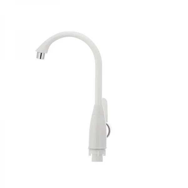 Смеситель для кухни Plamix Mario-011 белый (без подводки) (PM0015)