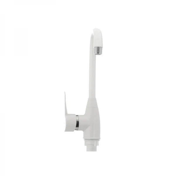 Смеситель для кухни Plamix Mario-011 белый (без подводки) (PM0015)