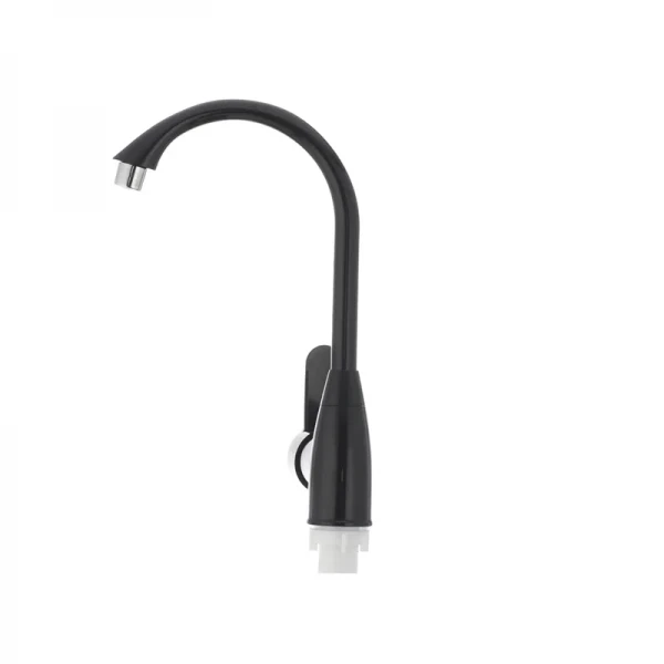 Смеситель для кухни Plamix Mario-011 черный (без подводки) (PM0016)