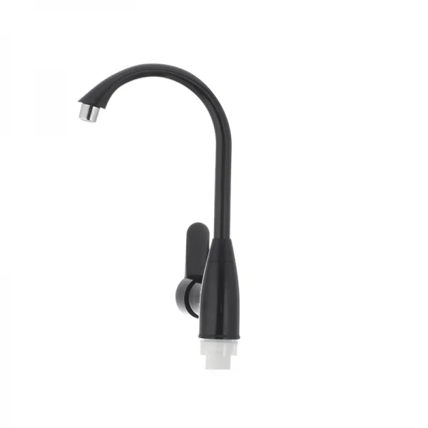 Смеситель для кухни Plamix Mario-011 черный (без подводки) (PM0016)