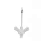 Смеситель для кухни Plamix Omega-271 белый (без подводки) (PM0020)