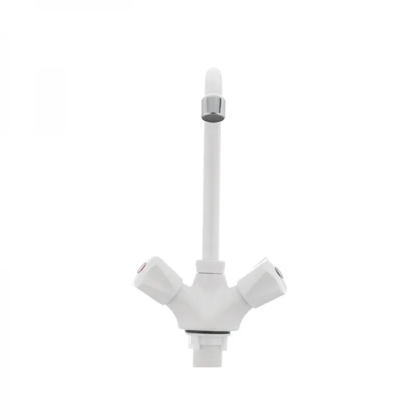 Смеситель для кухни Plamix Omega-271 белый (без подводки) (PM0020)