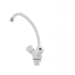 Смеситель для кухни Plamix Omega-271 белый (без подводки) (PM0020)