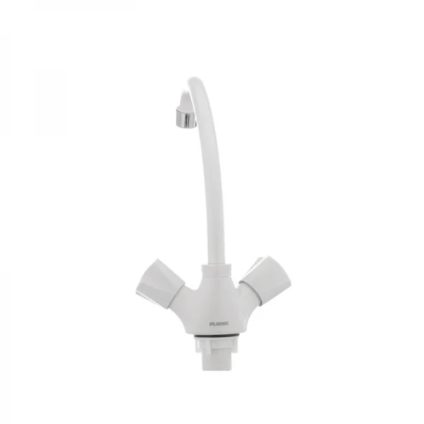 Смеситель для кухни Plamix Omega-271 белый (без подводки) (PM0020)