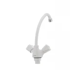 Смеситель для кухни Plamix Omega-271 белый (без подводки) (PM0020)