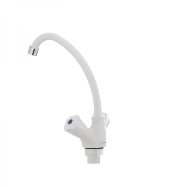 Смеситель для кухни Plamix Omega-271 белый (без подводки) (PM0020)