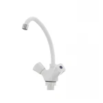 Смеситель для кухни Plamix Omega-271 белый (без подводки) (PM0020)