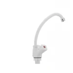 Смеситель для кухни Plamix Omega-271 белый (без подводки) (PM0020)