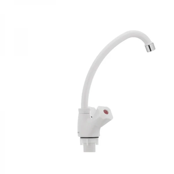 Смеситель для кухни Plamix Omega-271 белый (без подводки) (PM0020)