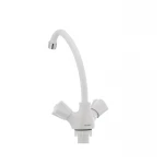 Смеситель для кухни Plamix Omega-271 белый (без подводки) (PM0020)