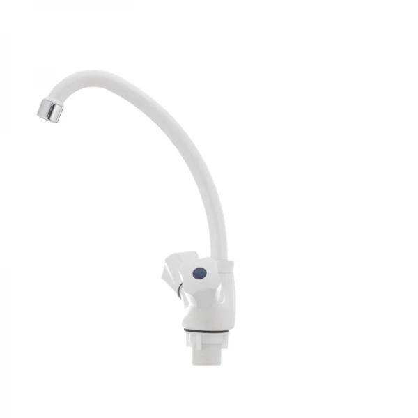 Смеситель для кухни Plamix Omega-271 белый (без подводки) (PM0020)