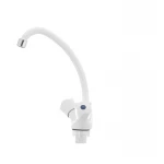 Смеситель для кухни Plamix Omega-271 белый (без подводки) (PM0020)