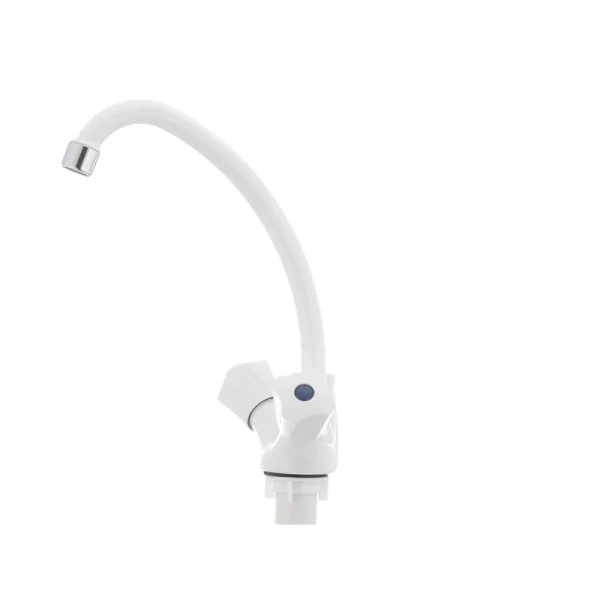 Смеситель для кухни Plamix Omega-271 белый (без подводки) (PM0020)