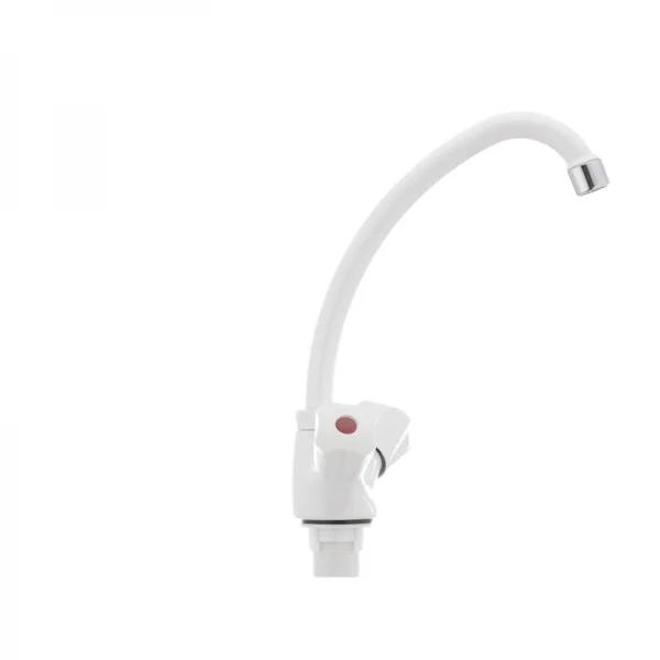 Смеситель для кухни Plamix Omega-271 белый (без подводки) (PM0020)