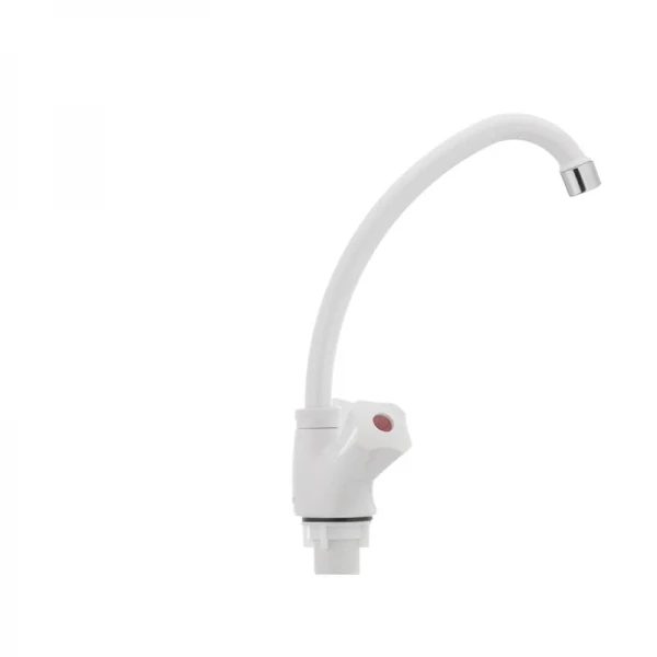 Смеситель для кухни Plamix Omega-271 белый (без подводки) (PM0020)