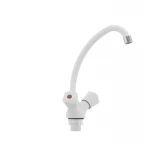Смеситель для кухни Plamix Omega-271 белый (без подводки) (PM0020)