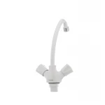 Смеситель для кухни Plamix Omega-271 белый (без подводки) (PM0020)
