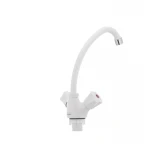 Смеситель для кухни Plamix Omega-271 белый (без подводки) (PM0020)