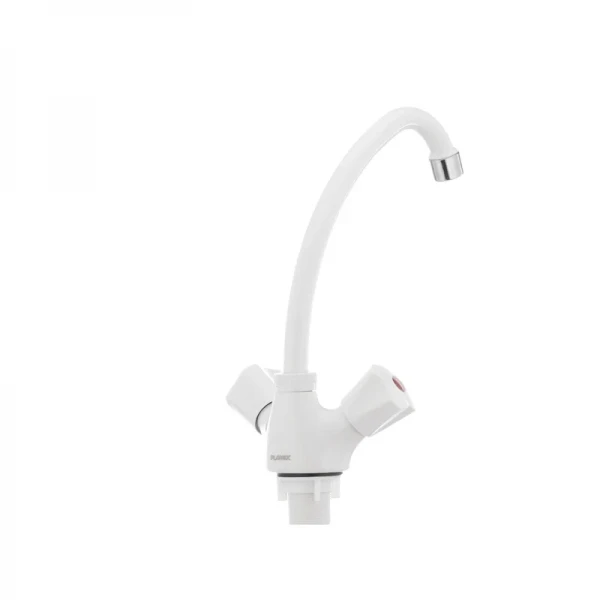 Смеситель для кухни Plamix Omega-271 белый (без подводки) (PM0020)