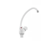 Смеситель для кухни Plamix Omega-271 белый (без подводки) (PM0020)