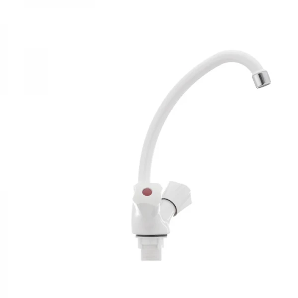 Смеситель для кухни Plamix Omega-271 белый (без подводки) (PM0020)