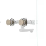 Змішувач для ванни PLAMIX Omega-142 білий з abs-пластику, двовентильний (PM0021)