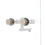 Змішувач для ванни PLAMIX Omega-142 білий з abs-пластику, двовентильний (PM0021)
