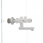 Змішувач для ванни PLAMIX Omega-142 білий з abs-пластику, двовентильний (PM0021)