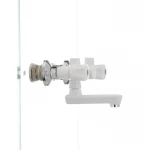 Змішувач для ванни PLAMIX Omega-142 білий з abs-пластику, двовентильний (PM0021)