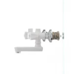Змішувач для ванни PLAMIX Omega-142 білий з abs-пластику, двовентильний (PM0021)