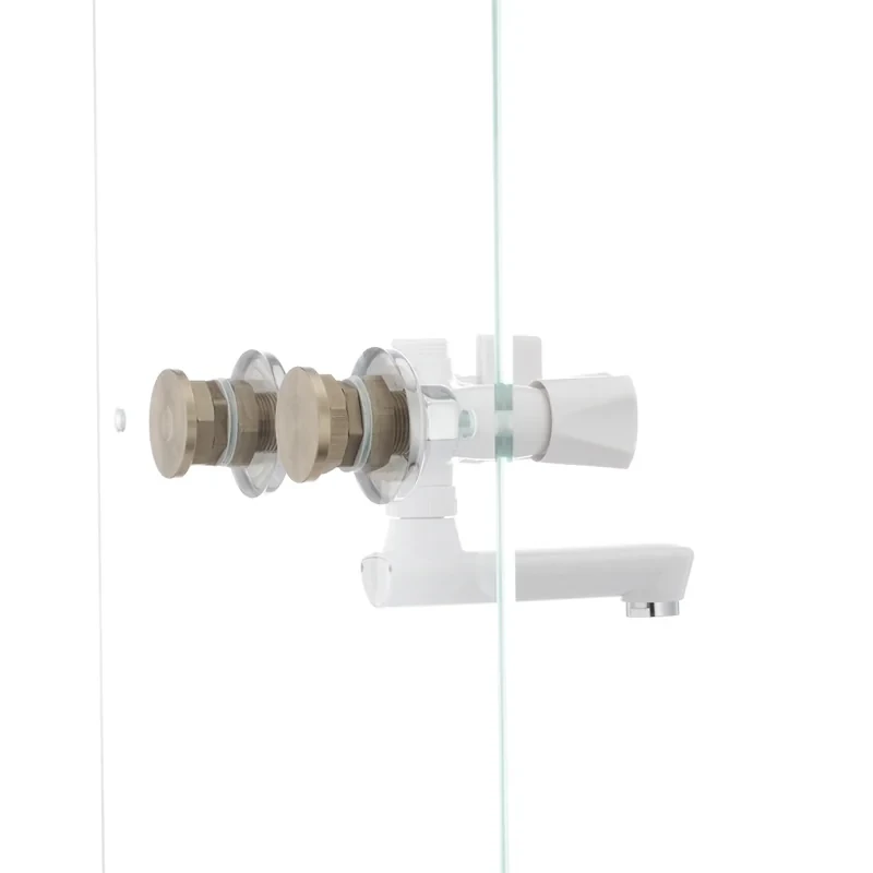 Смеситель для ванны Plamix Omega-142 белый (без шланга и лейки) (PM0021)