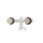 Смеситель для ванны Plamix Omega-142 белый (без шланга и лейки) (PM0021)