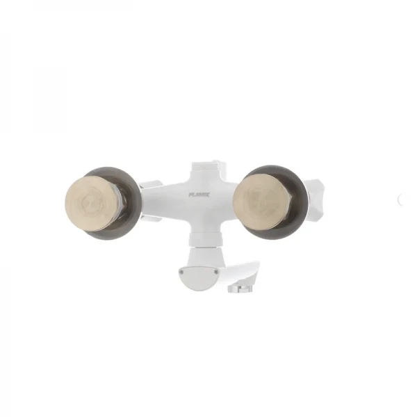 Смеситель для ванны Plamix Omega-142 белый (без шланга и лейки) (PM0021)