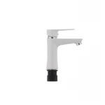 Смеситель для умывальника Plamix Oscar-001 белый (без подводки) (PM0022)