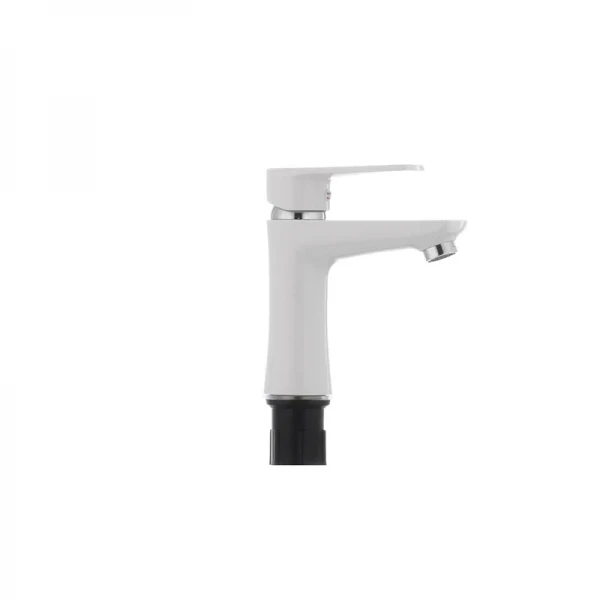 Смеситель для умывальника Plamix Oscar-001 белый (без подводки) (PM0022)
