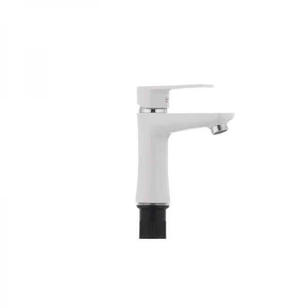 Смеситель для умывальника Plamix Oscar-001 белый (без подводки) (PM0022)